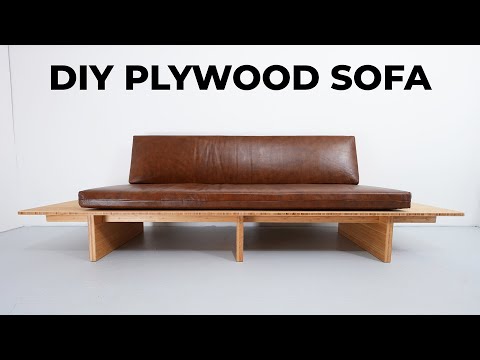 DIY SOFA MADE OUT OF BAMBOO PLYWOOD FREE PLANS
