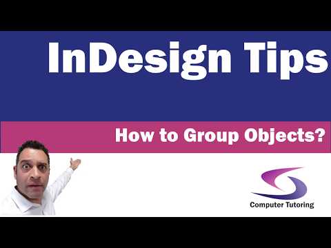 InDesign Group Objects - YouTube