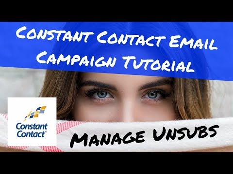 Constant Contact email campaign tutorial - Manage...