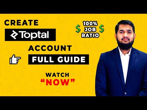 How to Create Account on Toptal freelancing website |...