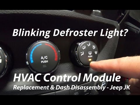 HVAC Control Module Replacement - Blinking Defroster...