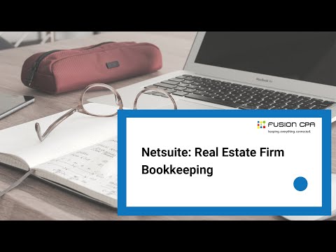 Netsuite: Real Estate Firm Bookkeeping