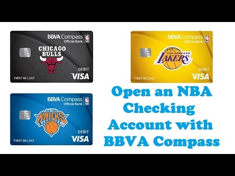 Open an NBA Checking Account with BBVA Compass