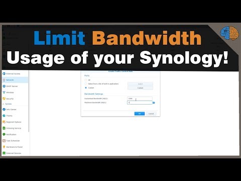How to Manage Bandwidth Usage on your Synology NAS