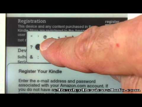 How To Register a Kindle