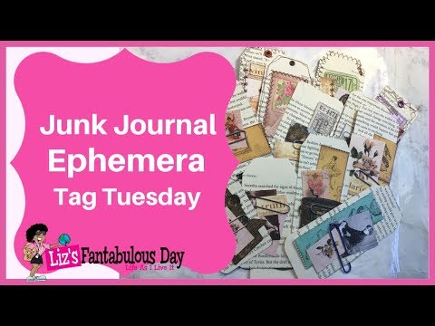 How to make Junk Journal Mini Tags - How to Build Your...