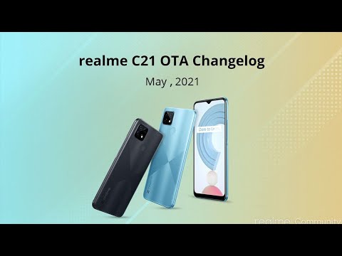 REALME c21 may new update,Realme UI 2.0 stable...