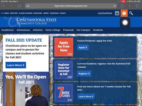 How to register at Chattanooga State using Schedule...