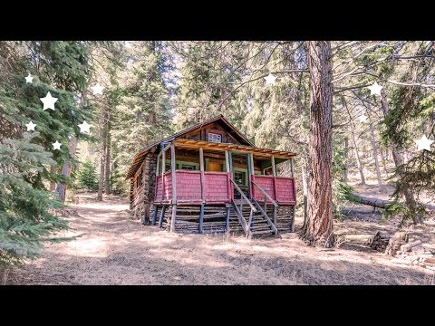 An 1880s Pioneer Log Cabin for Sale on 164 Acres