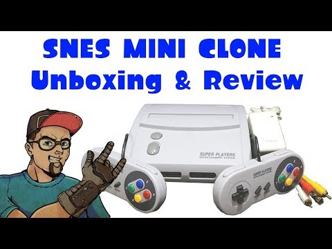 SNES MINI CLONE SYSTEM - 1 UP RETRO UNBOXING & REVIEW...
