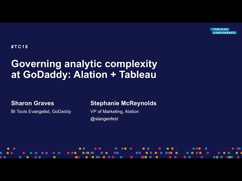 Alation | Governing analytic complexity at GoDaddy:...