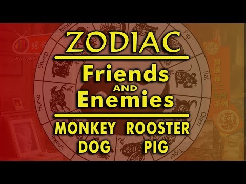 Zodiac Sign Friends and Enemies - Monkey - Rooster -...
