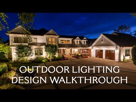 Outdoor Landscape Lighting Design Walkthrough | Oregon...