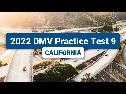 2021 California DMV Practice Test #9