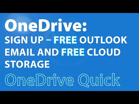 Microsoft onedrive and outlook signup