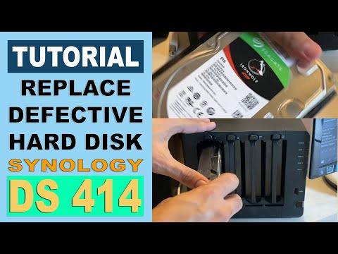 Replace Defective Hard Disk Synology DS414