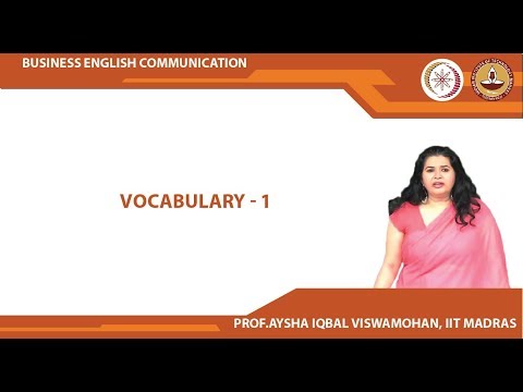 Vocabulary - 1