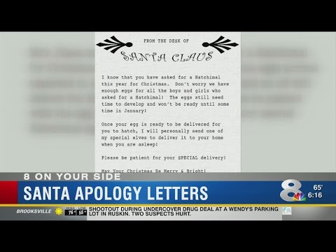 Are "apology letters" from Santa a good idea?