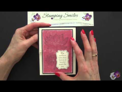 How to make a vintage card with Stampin' Up! People...