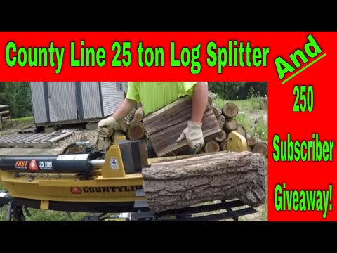 County Line Log Splitter 1 Hour Split and 250...