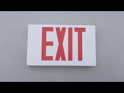 LED-R Standard LED Exit Sign - The Exit Light Co.