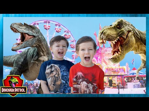 Dinosaur Patrol Visit a Summer Carnival | Indoraptor...