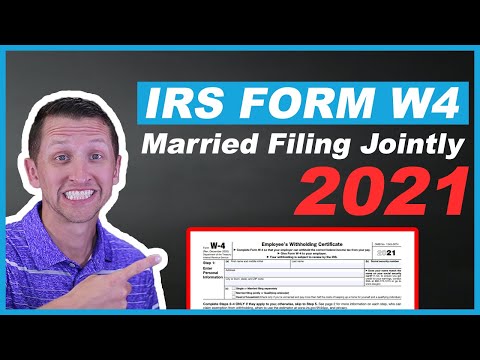 How to fill out IRS Form W4 Married Filing Jointly 2021