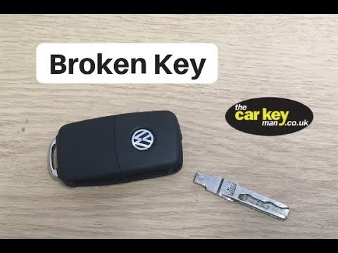 VW Volkswagen Skoda Seat Broken Key HOW TO Fix Snapped...