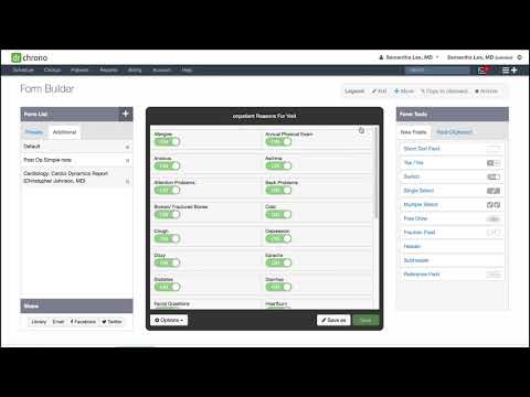 Overview of Form Building - DrChrono EHR Form Builder...