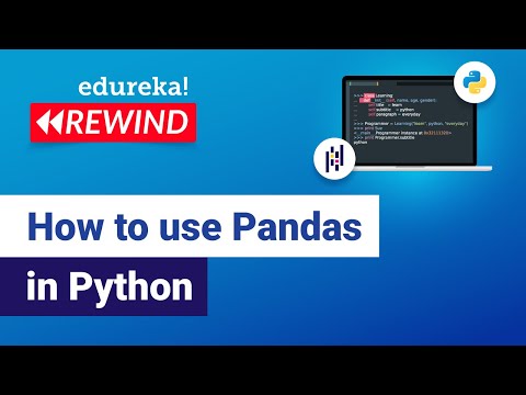 How to use Pandas in Python | Python Pandas Tutorial |...