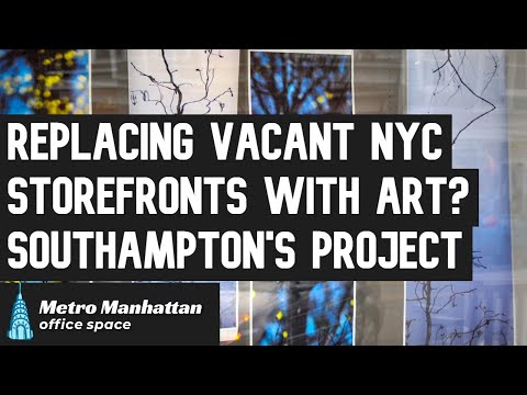 Replacing Vacant NYC Storefronts with Art?...