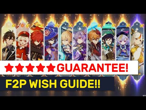 How To Get The MOST ★★★★★ Characters As F2P! | Genshin...