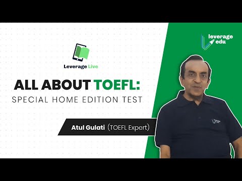 TOEFL Special Home Edition Test | Tips to score above...