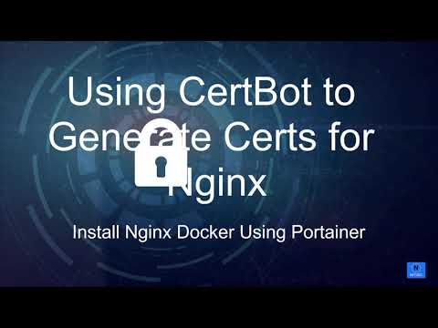 Use Portainer to Install Nginx Docker and Install...