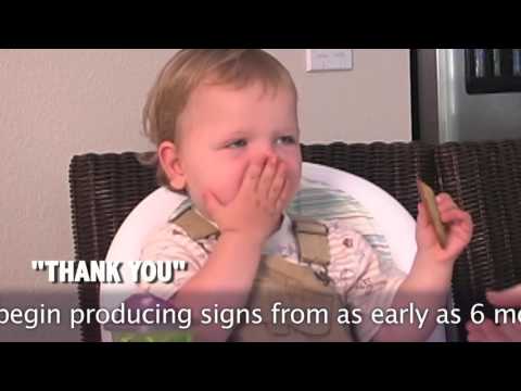Baby Sign Language Basics in Action-- Real Signing...