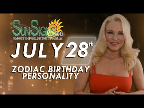 July 28th Zodiac Horoscope Birthday Personality - Leo...