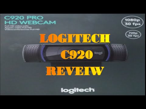LOGITECH C920 HD PRO WEBCAM [] UNBOXING AND REVIEW []...