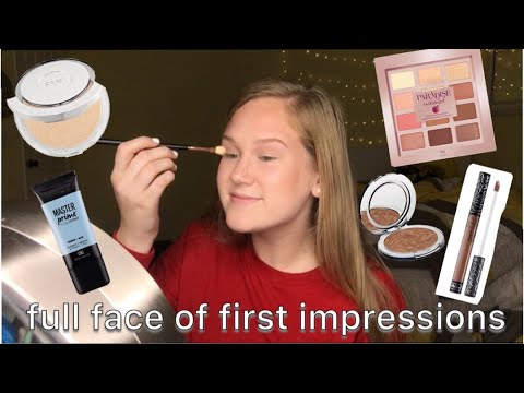 FULL FACE OF NEW MAKEUP - FIRST IMPRESSIONS