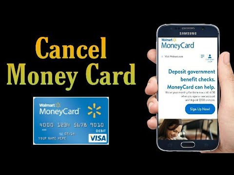 Walmart Money Card cancel deactivate