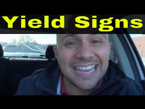 Yield Signs Explained-What To Do-Driving Lesson