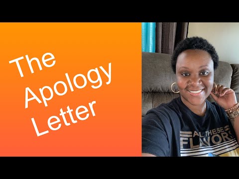 The Apology Letter