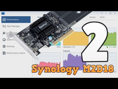 Synology M2D18 Performance Test 2 - SSD Volume WITH...