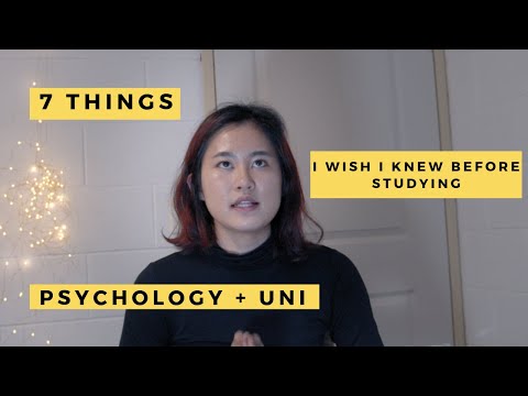 7 Things I Wish I Knew Before Studying Psychology Uni
