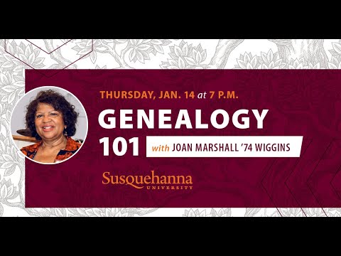 "Genealogy 101" with Joan Marshall '74 Wiggins