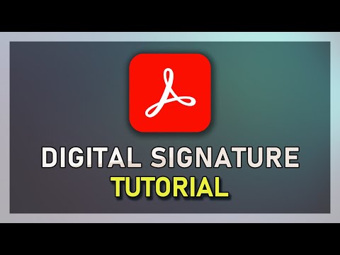 How To Create & Apply a Digital Signature in Adobe...