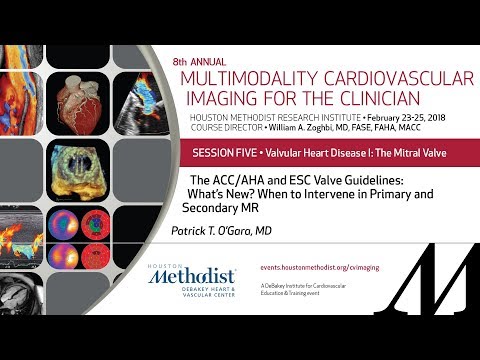 The ACC/AHA and ESC Valve Guidelines: What's New?...