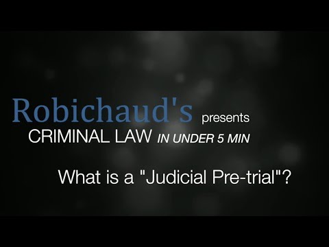 What is a Judicial Pretrial in Ontario Criminal Court