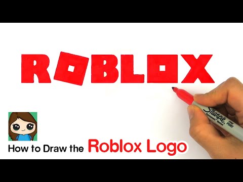 How to Draw the Roblox Logo - YouTube