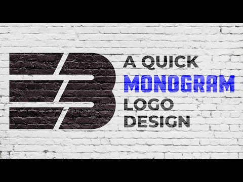 A Quick Monogram Logo Design