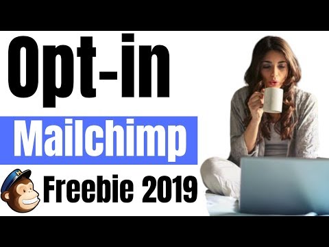 How to Setup and Create Opt-In Freebie in Mailchimp...